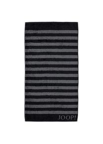 JOOP! Classic Stripes Ręcznik prysznicowy czarny Ręczniki i dywaniki łazienkowe Unisex