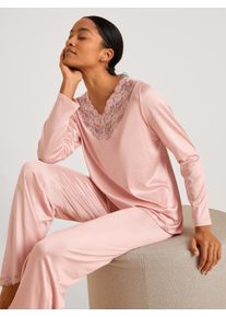Calida 100% Nature Romance Pyjama for Women, XS, Pink