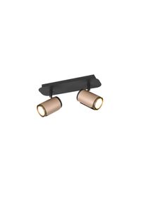 Trio Gillan Deckenspot Braun, 2-flammig