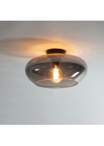 hofstein Iralo Plafondlamp Antraciet, 1-licht