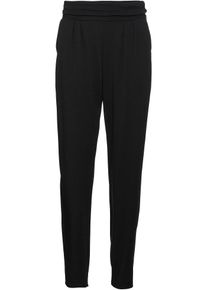 Haremsbyxa med viskos - svart - storlek 48/50 (XL) - bonprix