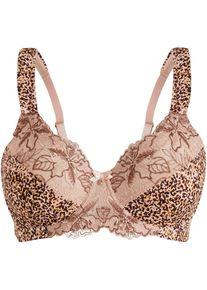 Minimizer-BH med bygel och återvunnen polyamid - beige - storlek 90C - bonprix