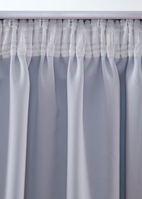 Mörkläggande gardinlängd med natthimmel (2-pack) - blå - storlek 175x140 cm - bonprix