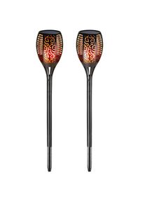 Monzana LED Solar Tuinfakkel 2 stuks