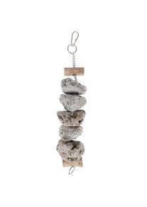 TIAKI vogel speelgoed stenen blok ca. Ø6x30cm vogels
