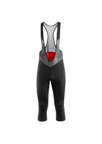 Löffler Löffler 3/4 Bike Bib Tights Transtex Basic Gel Cycling bottoms Men (52, black/grey)