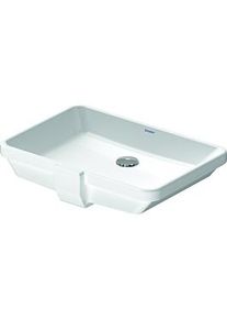 Duravit Design Classics Einbauwaschtisch Universal 03165300001 Einbau von unten, 525 mm, Weiß Hochglanz , wondergliss