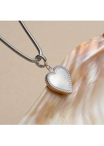 Holzkern Collares Mujer Plata y Nácar