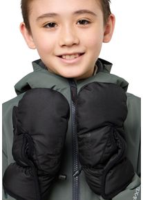 Jack Wolfskin Dziecięce wiatroszczelne rękawiczki z jednym palcem Easy Entry Mitten Kids 116 black