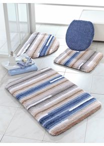 Kleine Wolke unisex Badmat in blauw ,maat 6 - Dekselovertrek, Witt, 100% Polyacryl