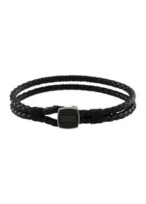 BOSS Heren Armband 'Seal' zwart M