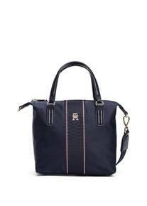 Tommy Hilfiger Dames Handtas 'Poppy' marine / goud / rood / wit One Size