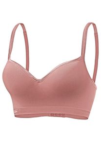 active by Lascana LASCANA ACTIVE Biustonosz sportowy dla kobiet stary róż Rozmiar S