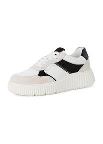 Tamaris Sneaker Damen creme / schwarz / weiß Größe 38