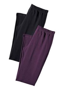 Vivance Pantalon de pyjama Femme violet, noir taille L