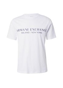 Armani Exchange Heren Shirt '8NZT72' zwart / wit M