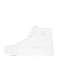 Calvin Klein Jeans Dames Sneakers hoog camel / wit 36