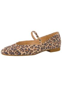 Paul Green Dames Ballerina met riempjes beige / bruin / goud / zwart 35.5