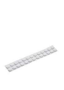 Hook and loop dots roll, loop | 10 mm | white, nylon|polyester
