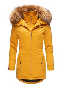 Marikoo Manteau d’hiver 'Sanakoo' Femme jaune taille XS