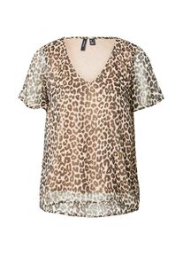 Véro Moda VERO MODA Blúzka 'SMILLA' Ženy béžová / tmavohnedá XL