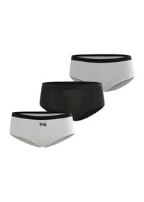 DIM Culotte 'Les Pockets' Femme noir, blanc taille S-M