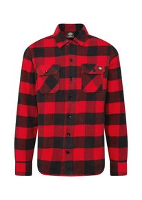 Dickies Heren Overhemd 'Sacramento' rood / zwart S