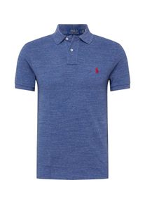 Polo Ralph Lauren Heren Shirt royal blue/koningsblauw / rood M