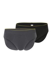 Sloggi Heren Slip 'EVER Airy' limoen / donkergrijs / zwart S