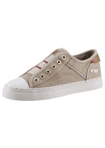 Mustang Trampki slip on dla mężczyzn brązowy / ciemnoszary / biały Rozmiar 40