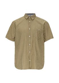 s.Oliver Heren Overhemd ecru / olijfgroen / vuurrood XXXL