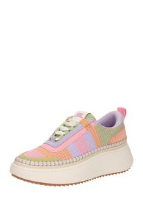 Steve Madden Dames Sneakers laag 'Doubletake' lichtgroen / lavendel / oranje / rosa 36