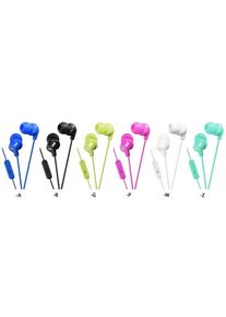 JVC In Ear Headphones with remote and microphone. Blue