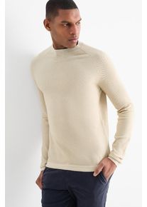C&Amp;A Sweter-z fakturą, Beżowy, Rozmiar: 2XL