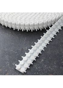 Double-sided adhesive discs, PE foam, 3 mm thick, permanent/permanent 10 mm | 2500 pcs, paper, white