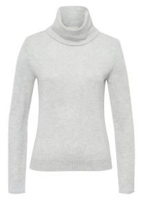 include - Trui met losse col, grijs, Maat 42, kasjmier