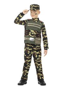 Smiffys Camouflage Kostüm für Kinder