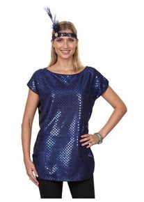 maskworld Sequin shirt blue