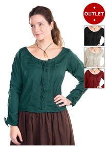 maskworld Medieval lace-up blouse - Madeleine