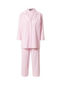 Lauren by Ralph Lauren Lauren Ralph Lauren Damer Pyjamas lys pink / hvid St&oslash;rrelse XS