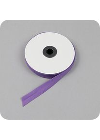 Bias binding tape, cotton and polyester, 20 mm (reel with 25 m) purple, cotton|polyester