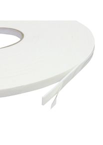 Double-sided foam adhesive PE tape, white, 2 mm thick, strong adhesive, EL200 25 mm