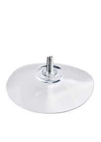 1 Threaded suction cups 40 mm | M4, 10 mm long, soft PVC, transparent
