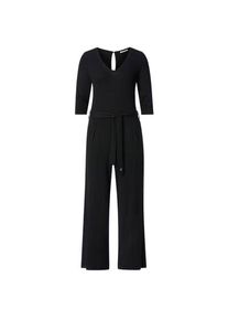 Alma & Lovis Alma & Lovis Damen-Jumpsuit Piqu&eacute; Schwarz XS