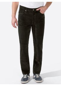 Catamaran Heren Ribcord broek in olijf ,maat 50, Witt, 98% Katoen, 2% Elastan