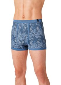 Panska Krátke nohavice Stredne modrá potlačená veľkosť 6