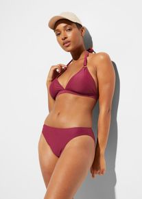 Halter bikini (2-dlg. set) met gerecycled polyamide - rood - maat 42 - bonprix