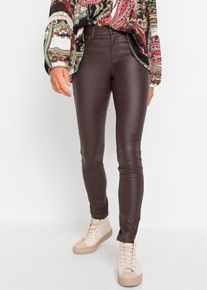 Gecoate push up stretch broek - bruin - maat 52 - bonprix