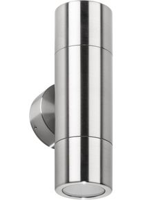 LCD Up- und Down Außenwandleuchte Außenlampe 2x35W GU10 Edelstahl