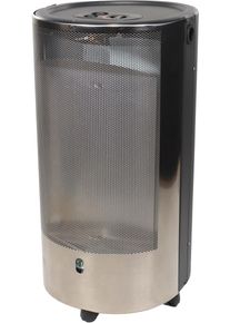 Rowi Blue Flame Premium Gas-Heizofen Wärmeerzeuger Thermostat 4200 Watt 50mbar inox